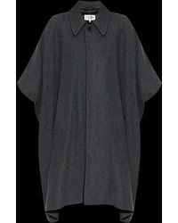 MM6 by Maison Martin Margiela - Buttoned Coat - Lyst