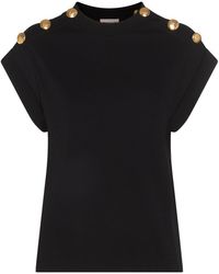 Alexander McQueen - Black Cotton T-shirt - Lyst