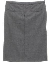 Courreges - Double Slits Skirt - Lyst