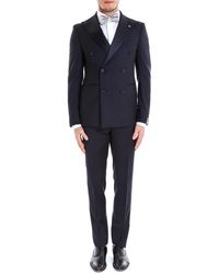 Tagliatore Double-breasted Suit - Blue
