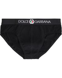 Dolce & Gabbana - Logo-appliqued Briefs, - Lyst