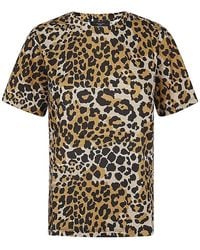 Weekend by Maxmara - Leopard Printed Crewneck T-shirt - Lyst