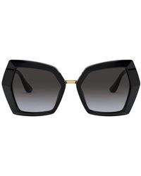 Dolce & Gabbana - Hexagonal Frame Sunglasses - Lyst