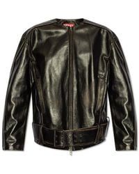 DIESEL - 'l-margy' Leather Jacket, - Lyst