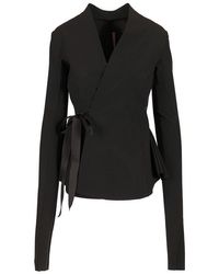 Rick Owens - Hollywood Tie-Fastened Jacket - Lyst