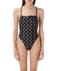 Marine Serre - Moon One-Piece Swimwear - Lyst