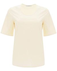 Lemaire - Cotton T-shirt - Lyst