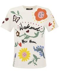 Weekend by Maxmara - Cinema Jersey T Shirt With Print - Lyst