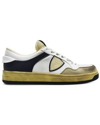 Philippe Model - Lyon Recycle Mixage Lace-up Sneakers - Lyst