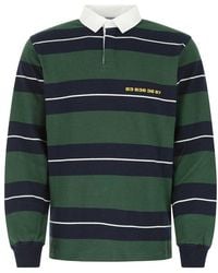 Vetements - Striped Long-sleeved Polo Shirt - Lyst