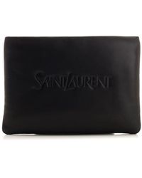 Saint Laurent - Small Puffy Pouch - Lyst