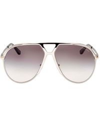 Tom Ford - Aviator Frame Sunglasses - Lyst