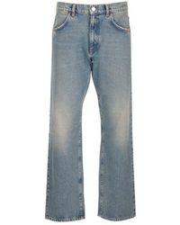 AMISH - James Straight Leg Jeans - Lyst