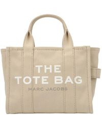 Marc Jacobs The Tote Mini Canvas Tote Bag - Natural
