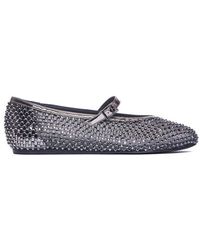 Le Silla - Gilda Crystal Embellished Ballet Flats - Lyst