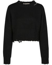 Marni - Cropped Roundneck Sweater - Lyst