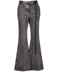 Fendi - High Waist Flared Jeans - Lyst