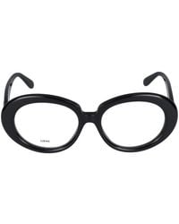 Loewe - Curvy Round Frame Glasses - Lyst
