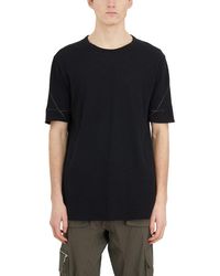 Thom Krom - Panelled-detail Crewneck Jersey T-shirt - Lyst