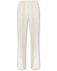 Forte Forte - Trousers With Lurex Threads - Lyst