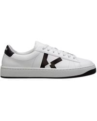 KENZO - Shoes Leather Trainers Sneakers Kourt K Logo - Lyst