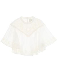 Isabel Marant - Elodia Embroidered-detailed Top - Lyst