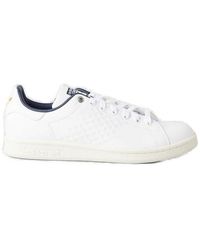adidas Stan Lee Low-top Leather Trainers in White Silver Mint (White) | Lyst