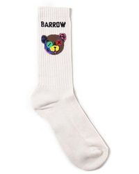 Barrow - Logo-embroidered Ankle Socks - Lyst
