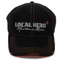 Martine Rose Cut Peak Back Cap in Black for Men | Lyst