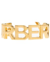Burberry - Brass Bracelet - Lyst