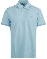 Etro - Logo Embroidered Short-sleeved Polo Shirt - Lyst