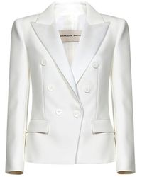 Alexandre Vauthier - Double-breasted Long Sleeved Tailored Jacket - Lyst