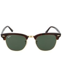 Ray-Ban - Clubmaster Square Frame Sunglasses - Lyst