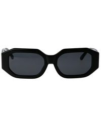 Linda Farrow - X The Attico Blake Geometric Frame Sunglasses - Lyst