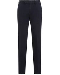 Zegna - Tapered-leg Tailored Chino Trousers - Lyst