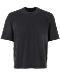 Entire studios - Dart Crewneck Jersey T-Shirt - Lyst