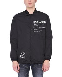 DSquared² Other Materials Outerwear Jacket - Black