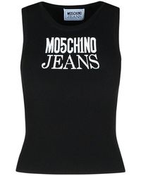 Moschino - Viscose Blend Tank Top - Lyst