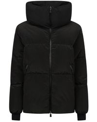 Herno - Hooded Cropped Puffer Jacket - Lyst