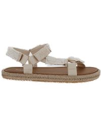Maison Margiela - Touch-strap Open-toe Flat Sandals - Lyst