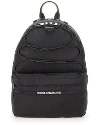 Versace - Logo Patch Zip-around Backpack - Lyst