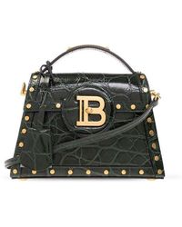 Balmain - B Buzz Hand Bag In Leather - Lyst