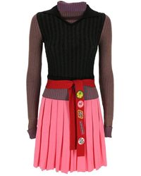 Cormio - Sachiko Long-sleeved Mini Dress - Lyst