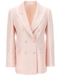 P.A.R.O.S.H. - Double-breasted Blazer Blazer And Suits - Lyst