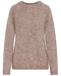Totême - Melange Knit Sweater - Lyst