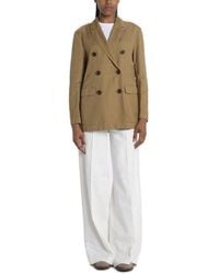 Aspesi - Double Breasted Long Sleeved Jacket - Lyst