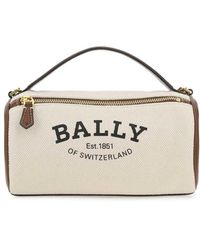 Bally - Logo Printed Zipped Tote Bag - Lyst