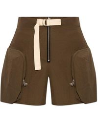 Jil Sander - Pocket-detailed Belted-waist Shorts - Lyst