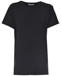 Jil Sander - V-neck Straight Hem T-shirt - Lyst