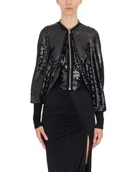Rick Owens - Klaus Sequinned Cropped Jacket - Lyst
